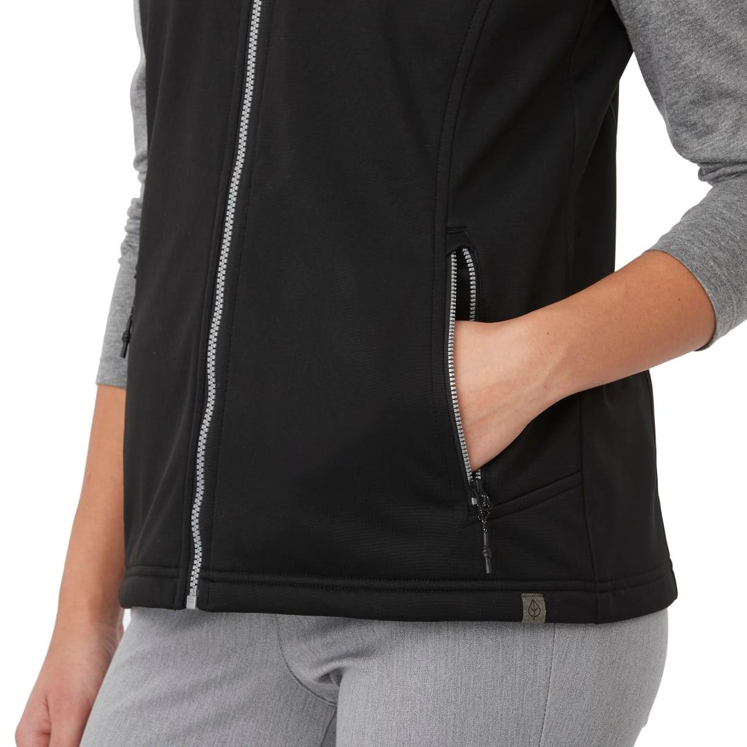 Joris eco softshell vest- womens Black miniatura 13