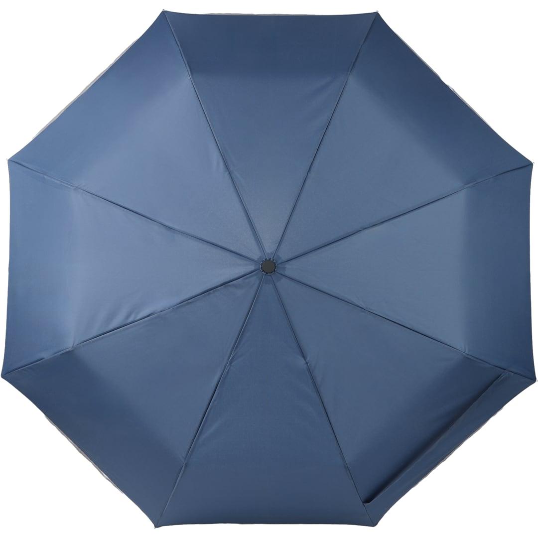 48 Rpet umbrella w/ reflective trim Black miniatura 15