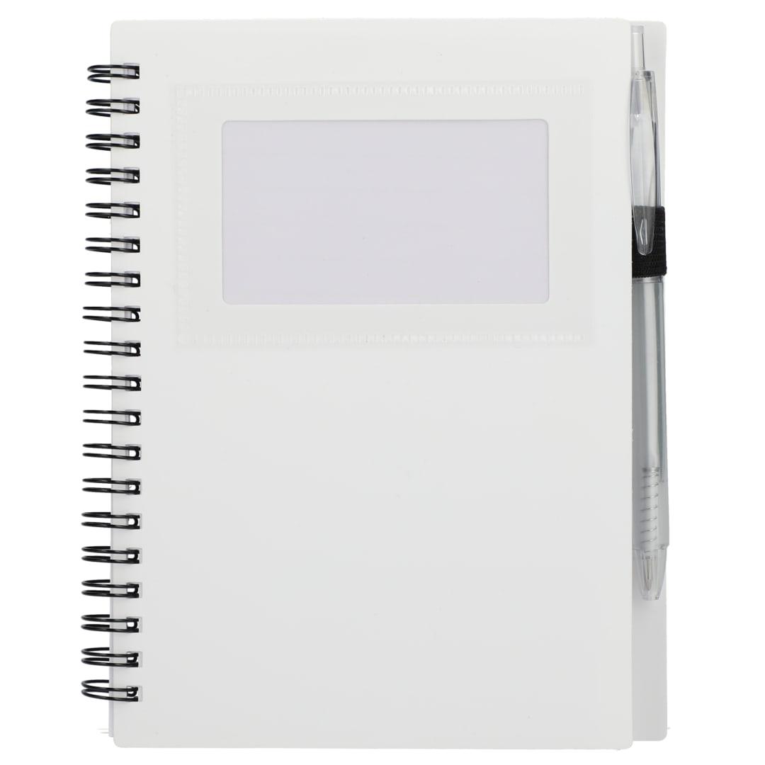 Fsc® recycled 5 x 7 star spiral notebook with pe Black miniatura 29
