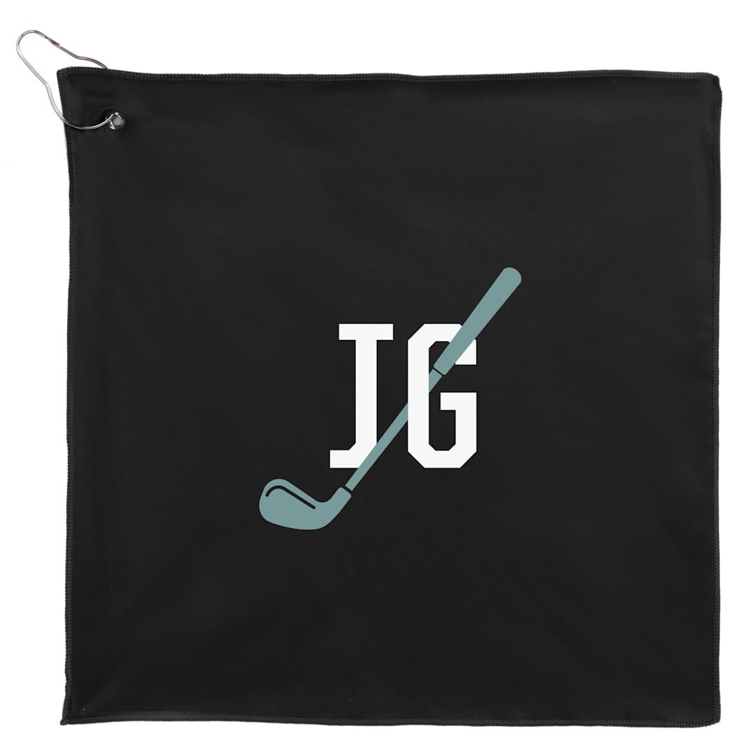 15 X 15 recycled 200g microfiber towel Black miniatura 3