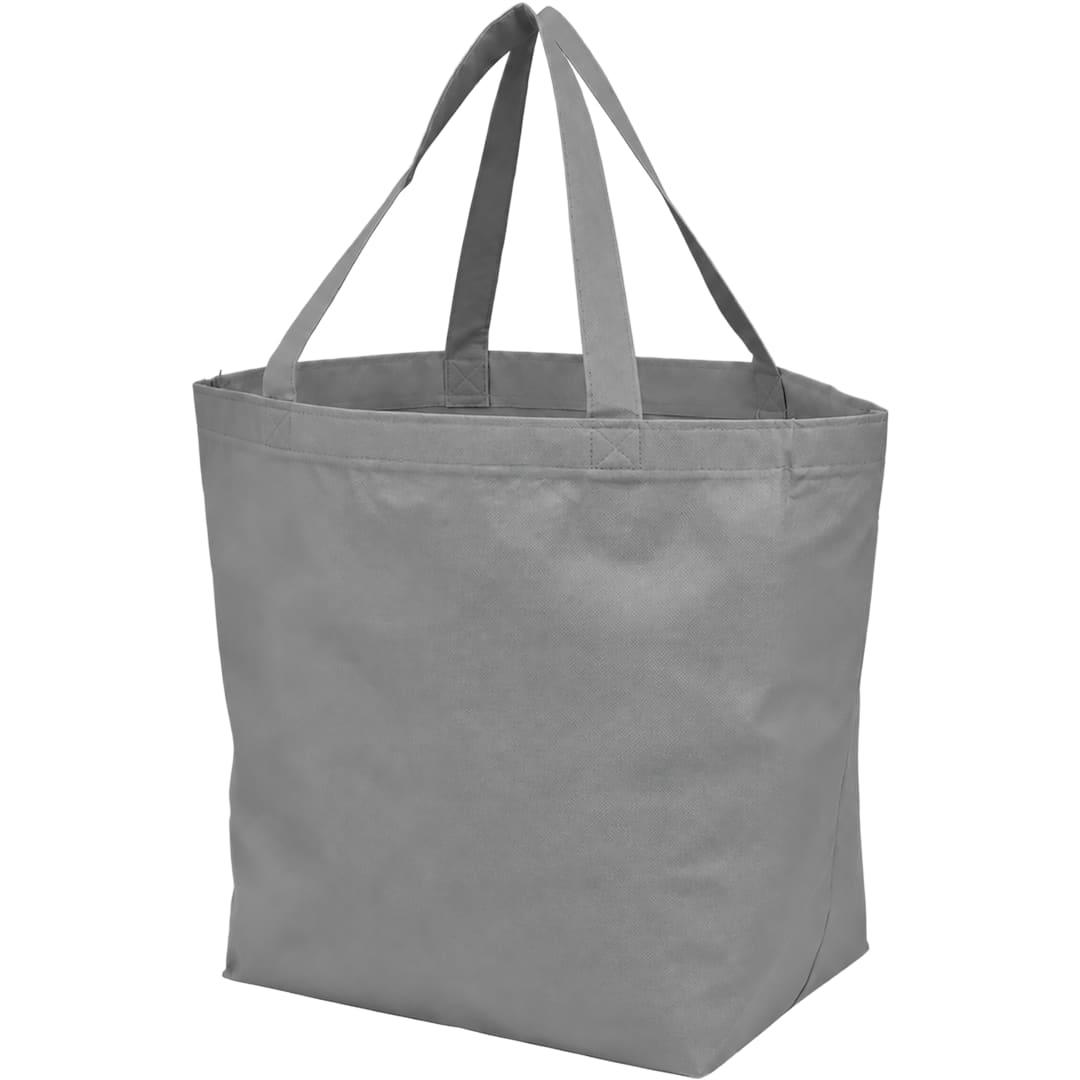 Yaya 100% recycled budget non woven shopper tote Black miniatura 20