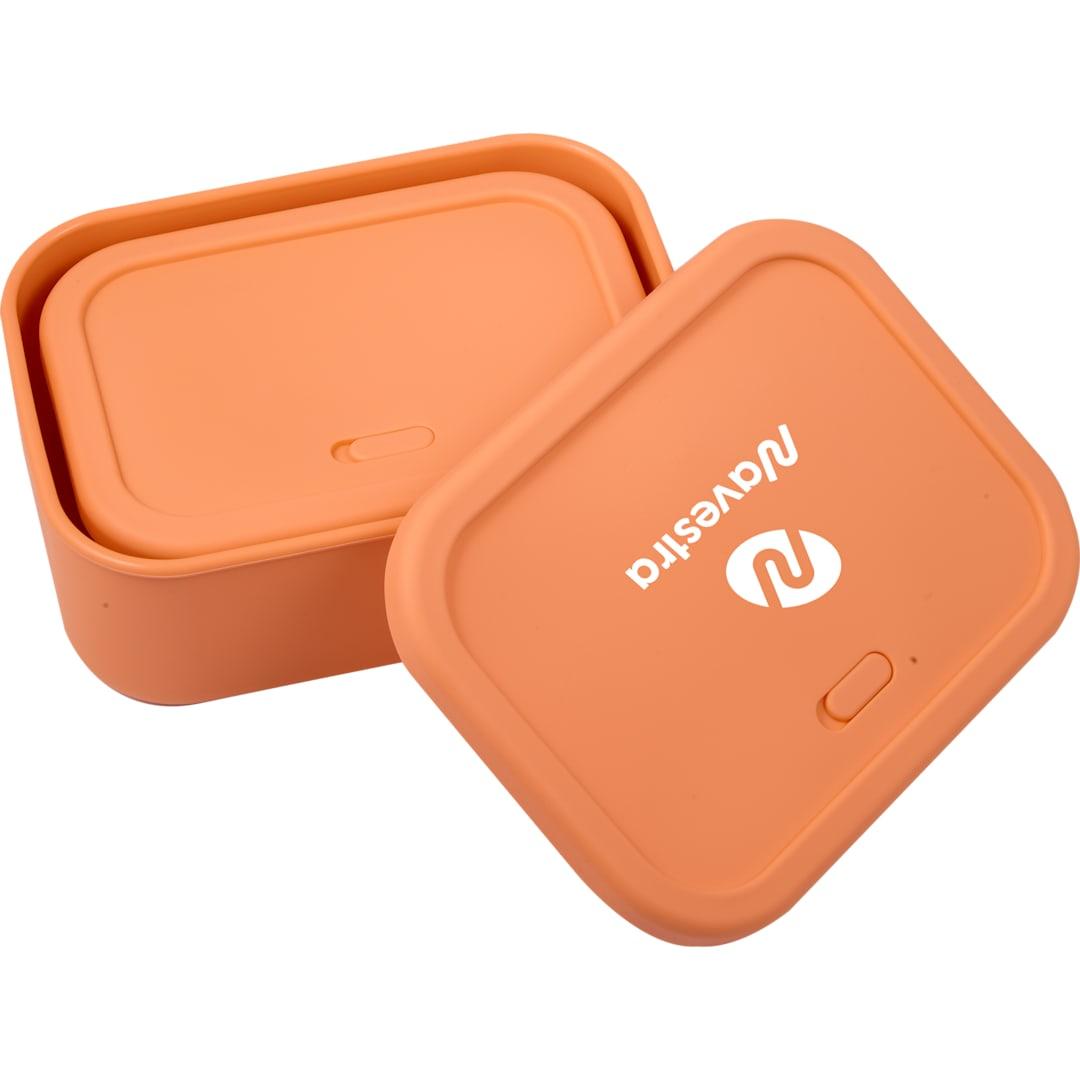 Silicone food storage box with air valve - set of Several Colors miniatura 9