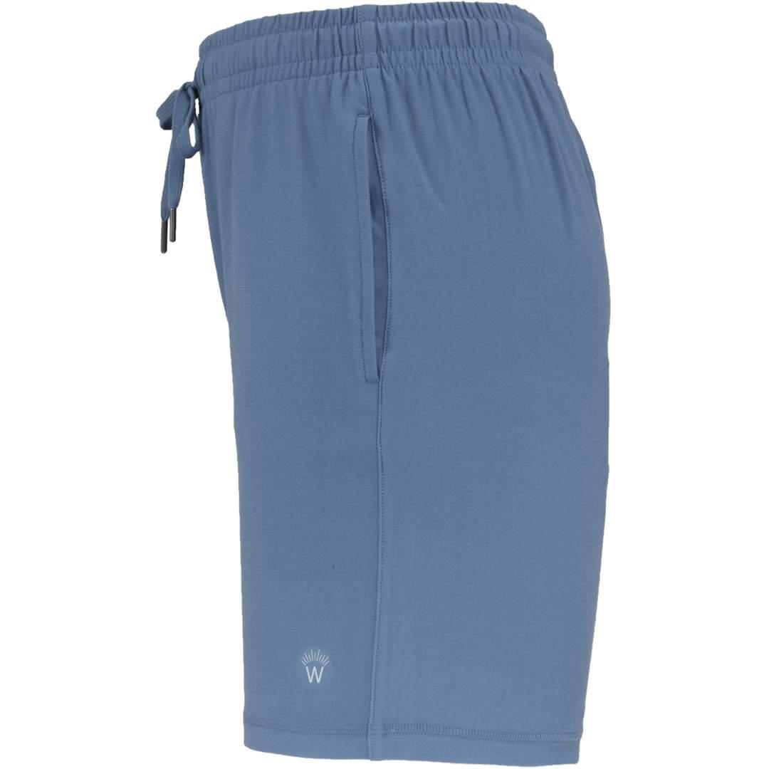 Wellable womens knit short Blue miniatura 6