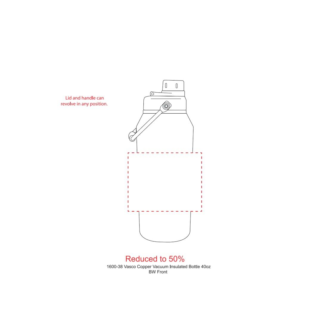 Vasco copper vacuum insulated bottle 40oz Black miniatura 9
