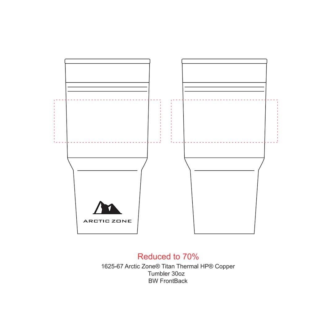 Arctic zone® titan thermal hp® copper tumbler 30oz White miniatura 5