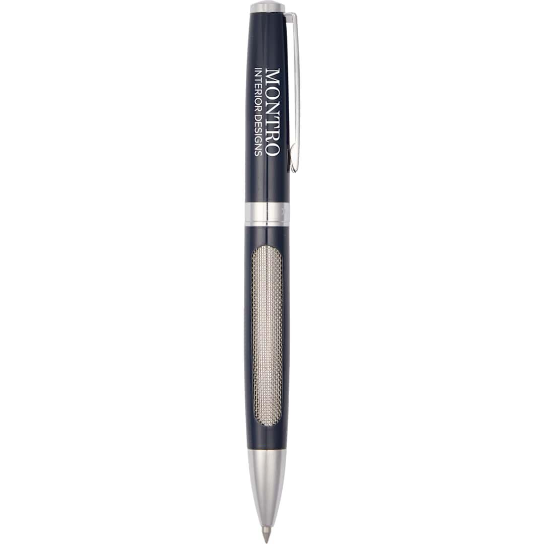 Luxe recycled stainless steel ballpoint Black miniatura 5