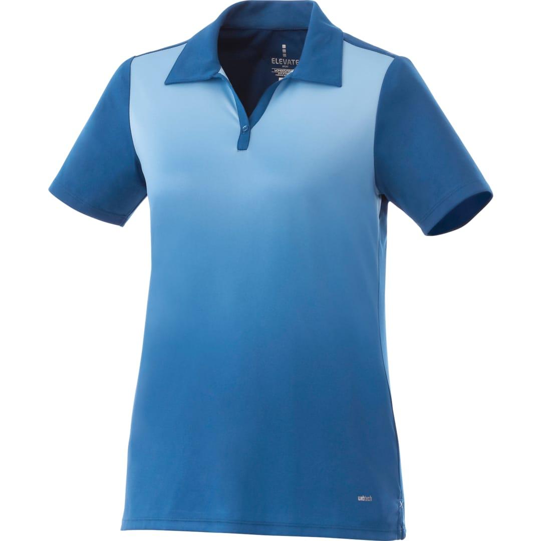 Womens next short sleeve polo Blue miniatura 3