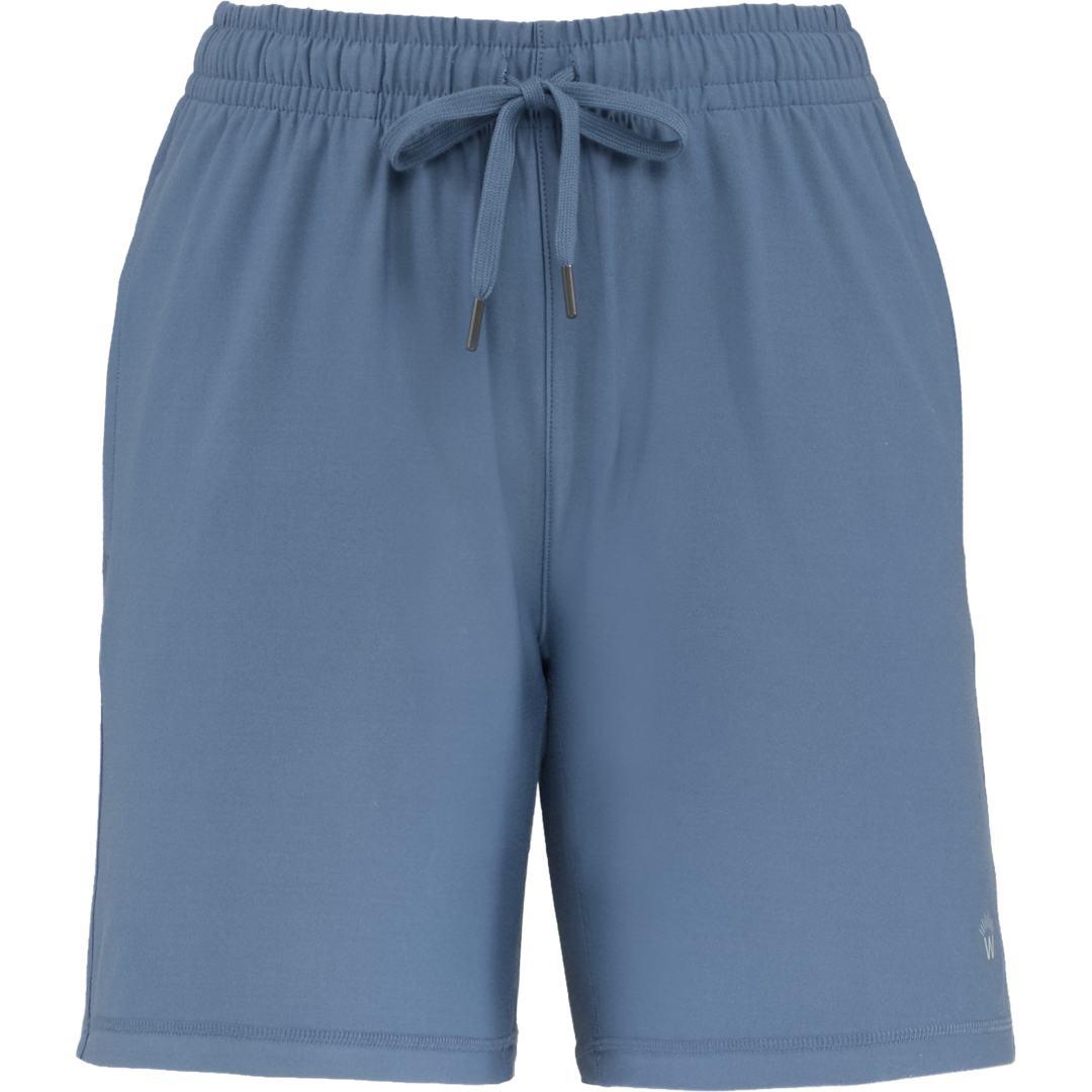 Wellable womens knit short Blue miniatura 4