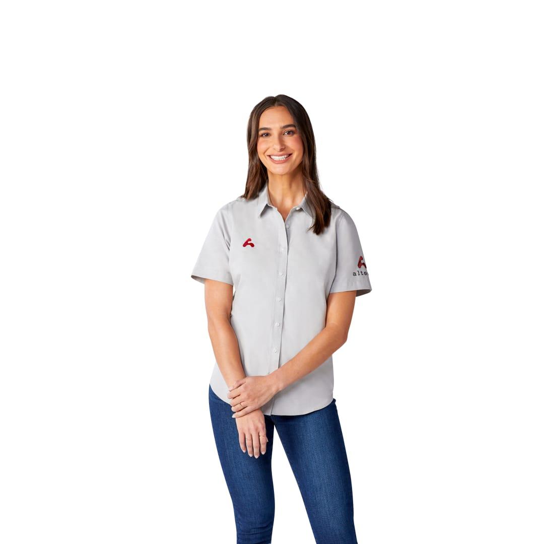 Womens samson oxford ss shirt Sky Blue miniatura 7