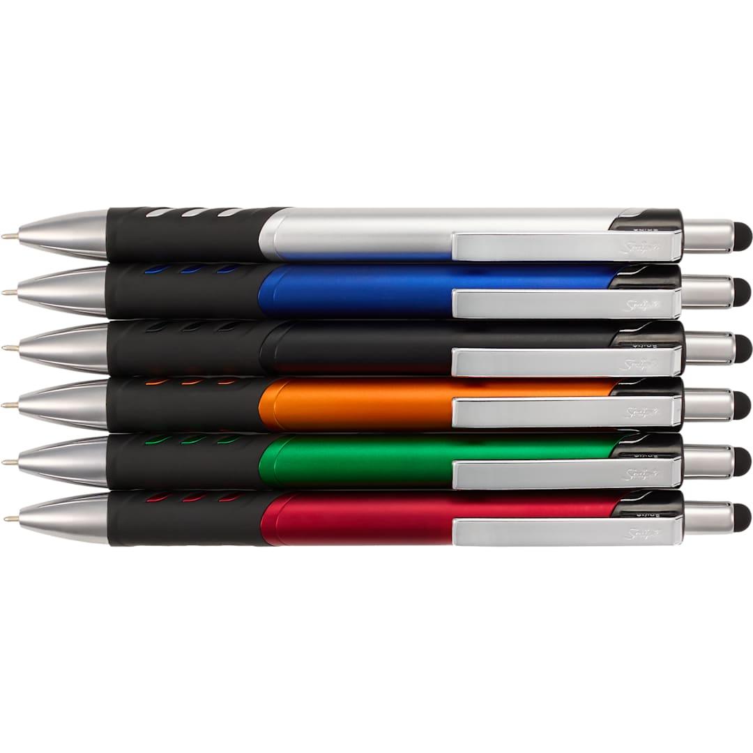 Scripto® revel recycled stylus pen Black front