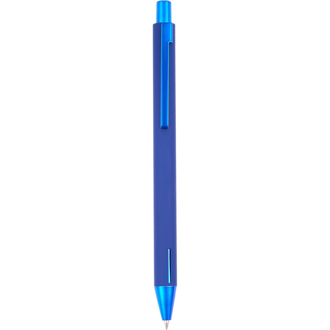 Halo soft touch recycled aluminum gel pen Black miniatura 6