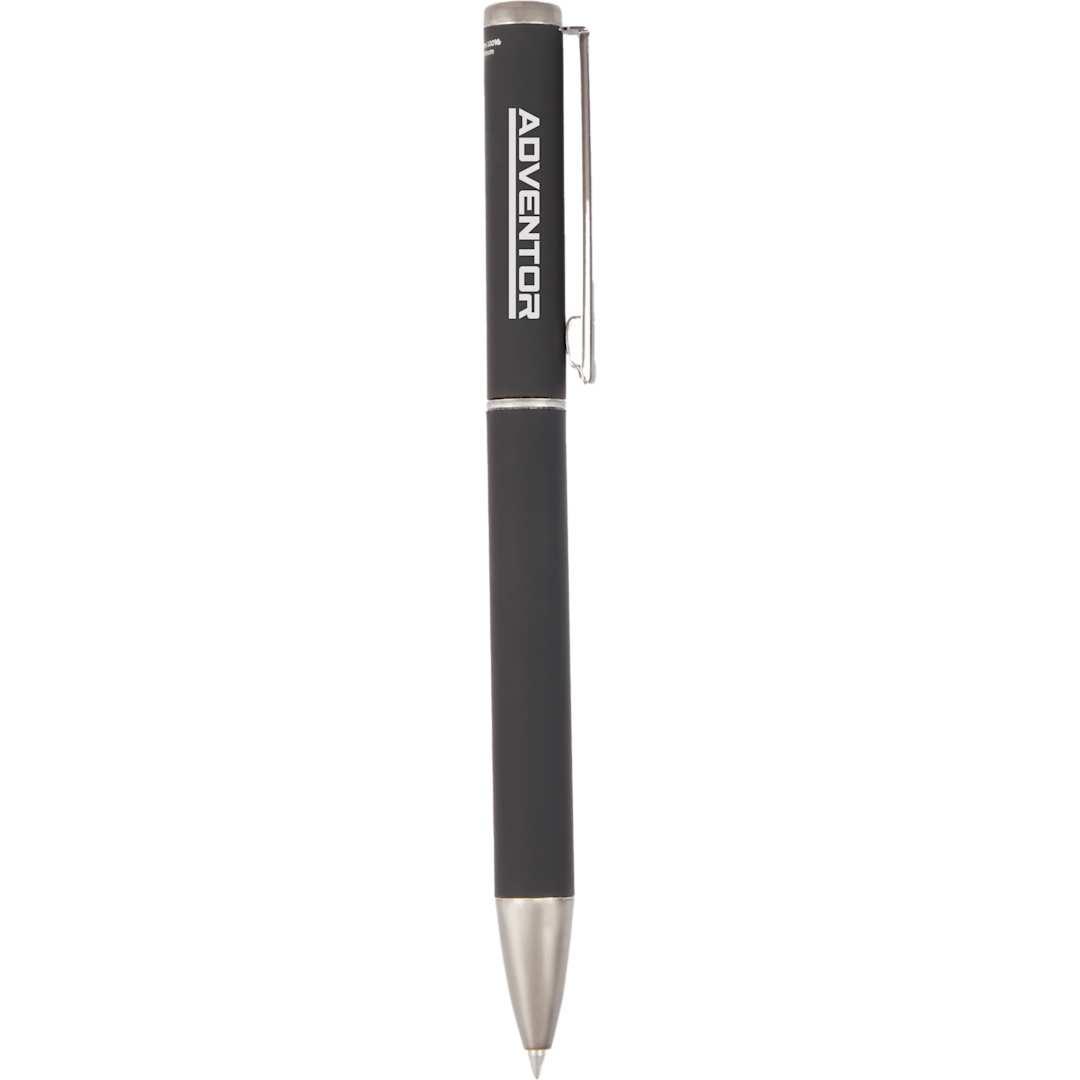 Harper soft touch recycled aluminum gel pen Black miniatura 2