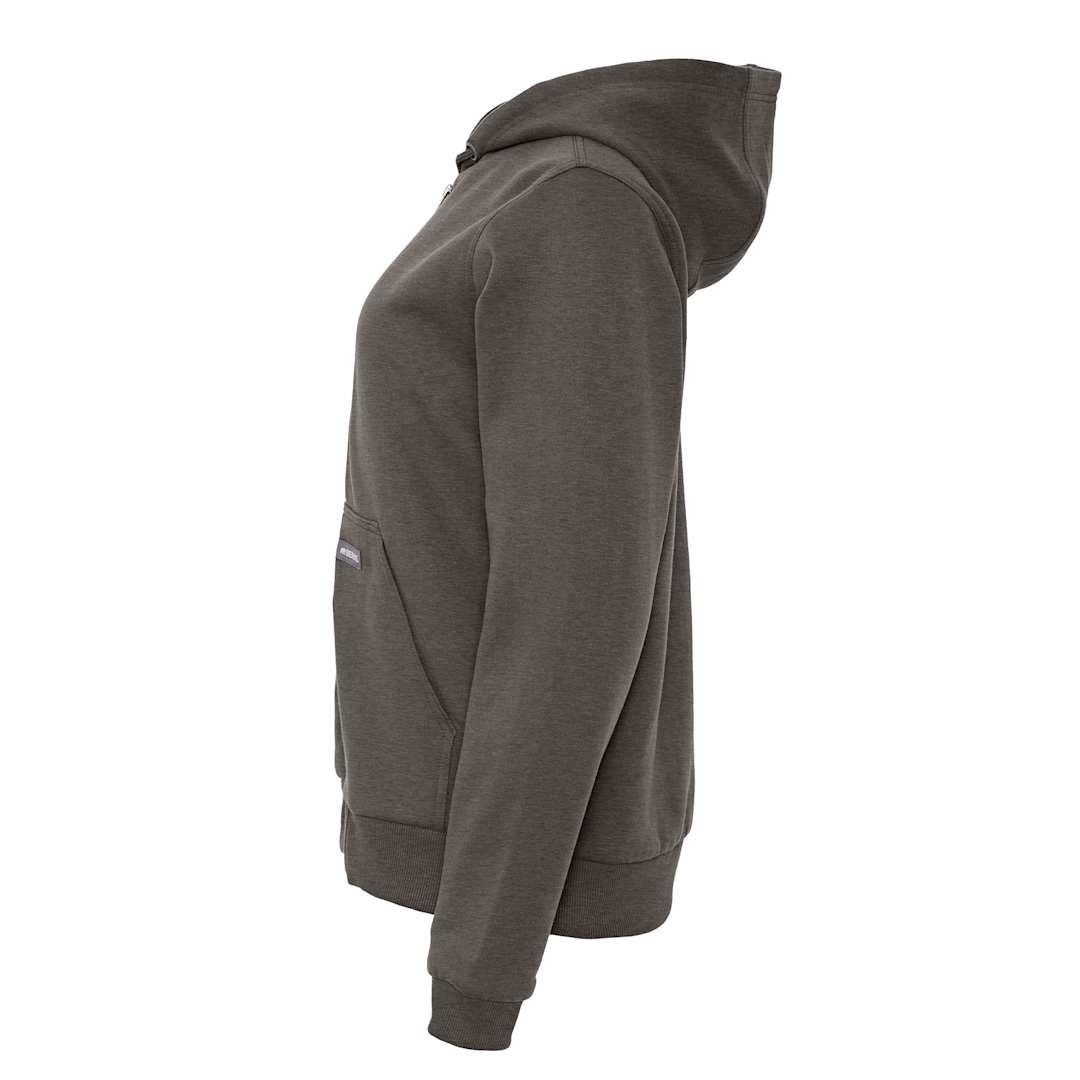 Berne heritage grid fleece-lined zip sweatshirt - womens Black miniatura 7