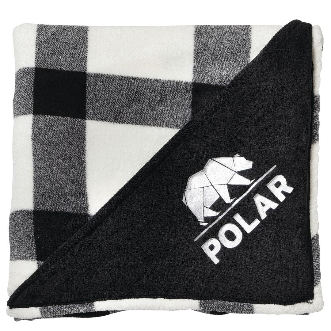 Buffalo plaid ultra plush throw blanket White miniatura 11