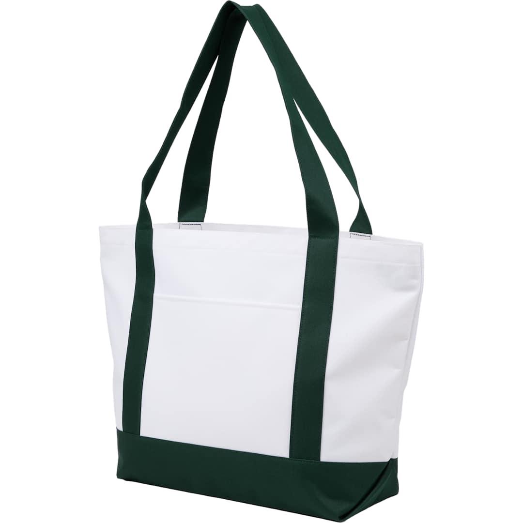 Oversized recyled canvas tote bag Black miniatura 8