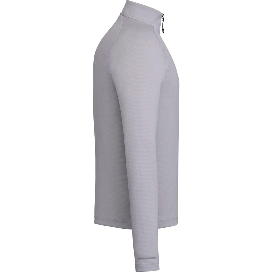 Mens asgard eco knit quarter zip Silver miniatura 4