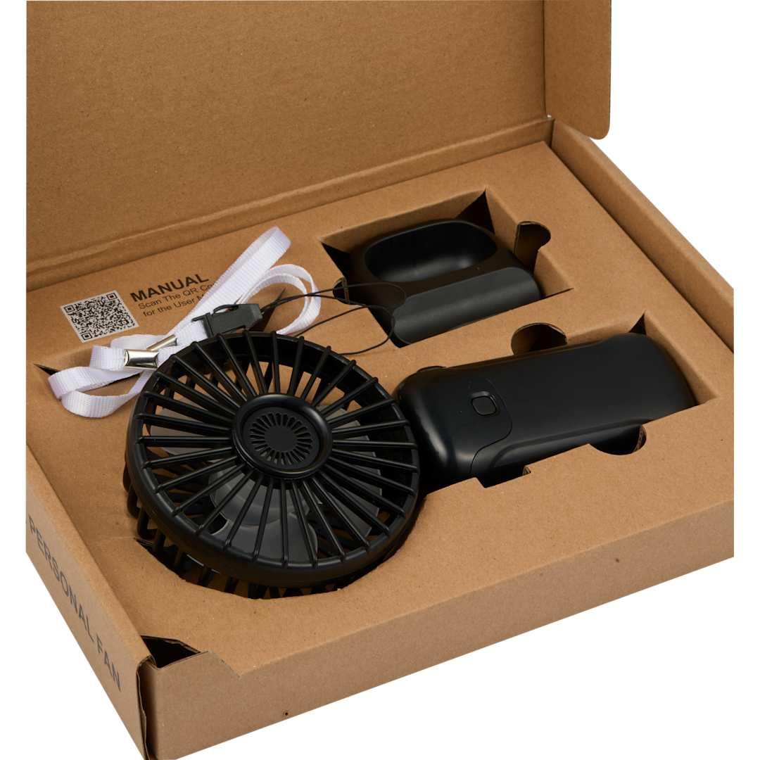 Rechargeable 100% rabs personal led fan Black thumbnail 11