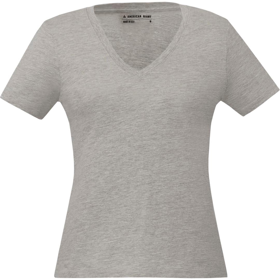American giant classic cotton v-neck t - womens White miniatura 16