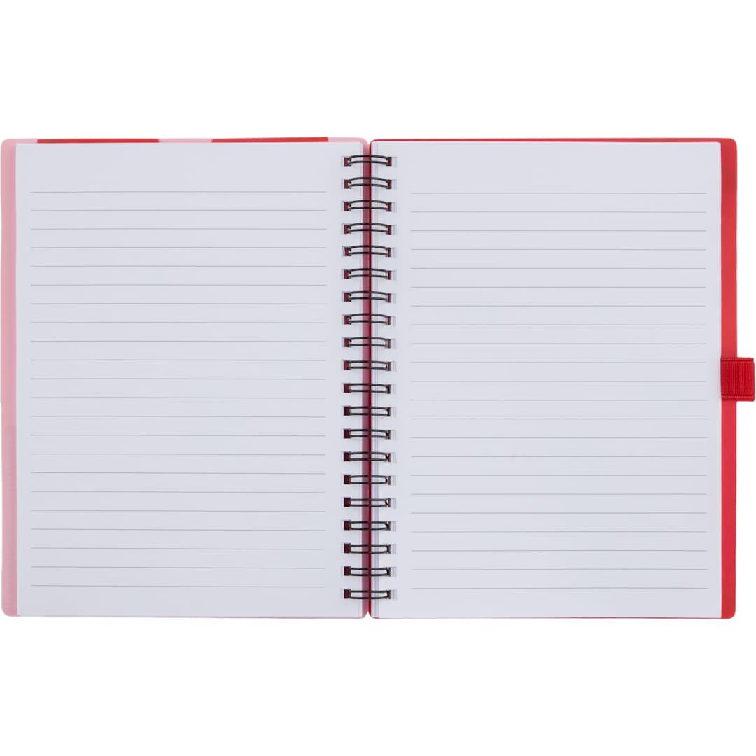 5 X 7 fsc® recycled stash spiral notebook Red miniatura 20