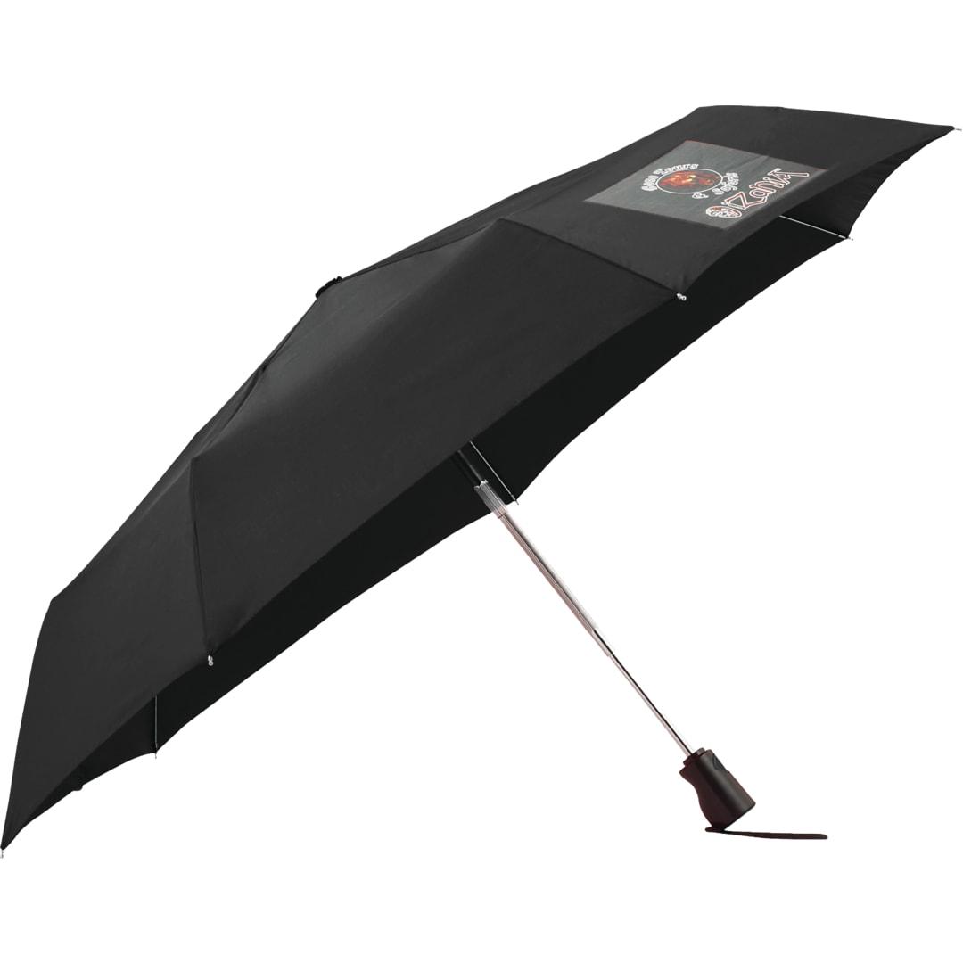 43 Totes® 3 section auto open/close umbrella Black miniatura 4