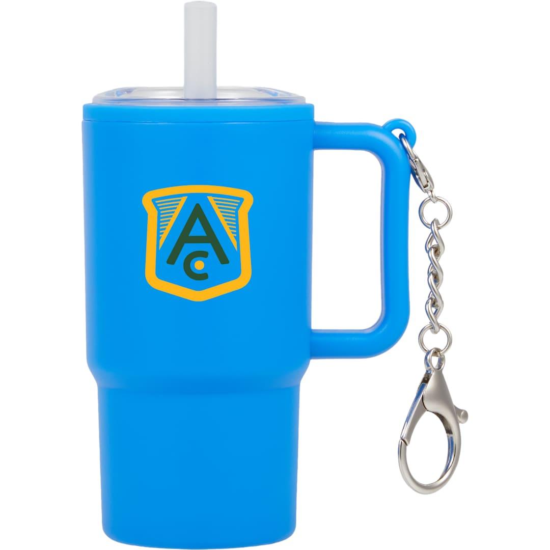 Shot glass tumbler w/ keychain 4oz Black miniatura 24