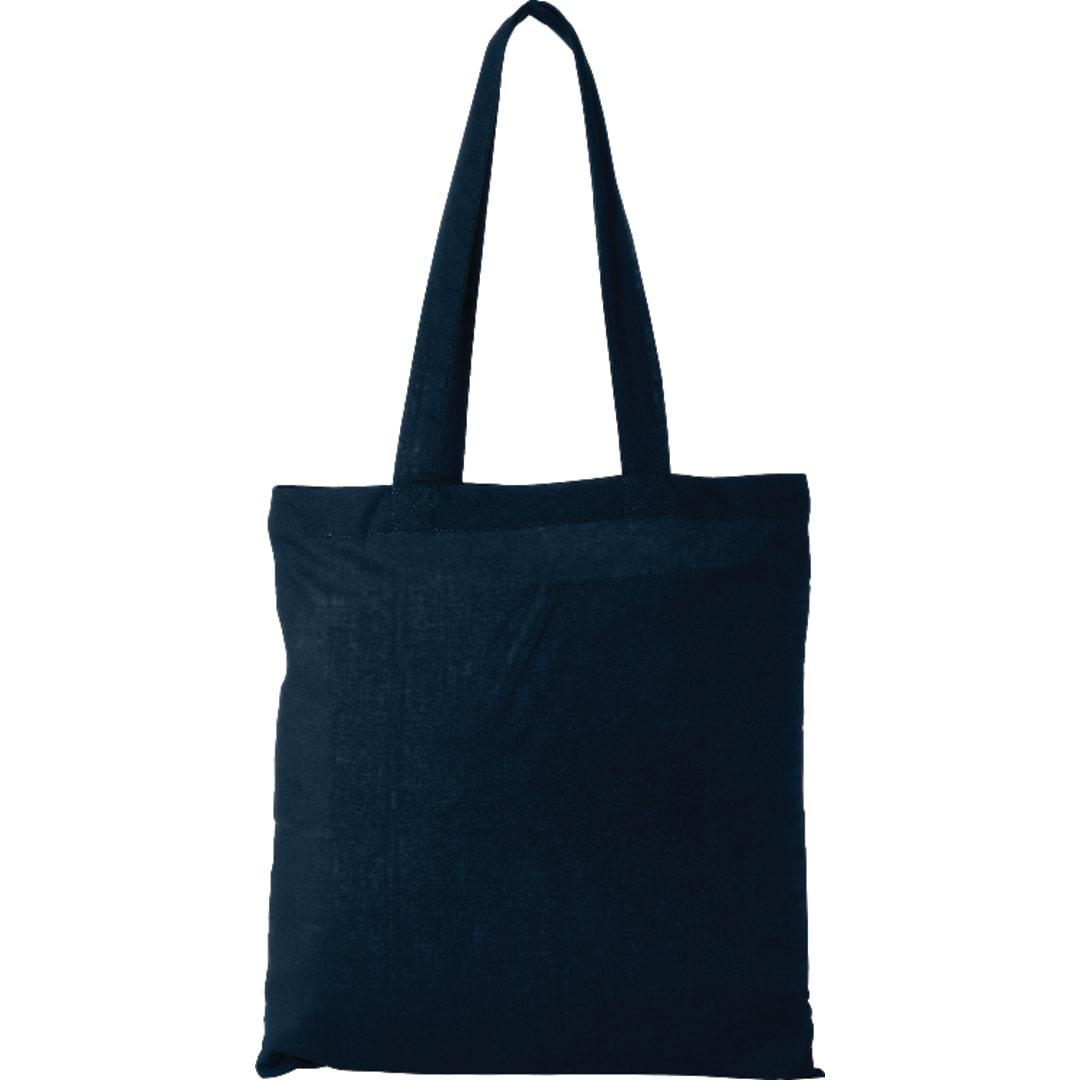 Carolina 4oz cotton canvas tote Black miniatura 8