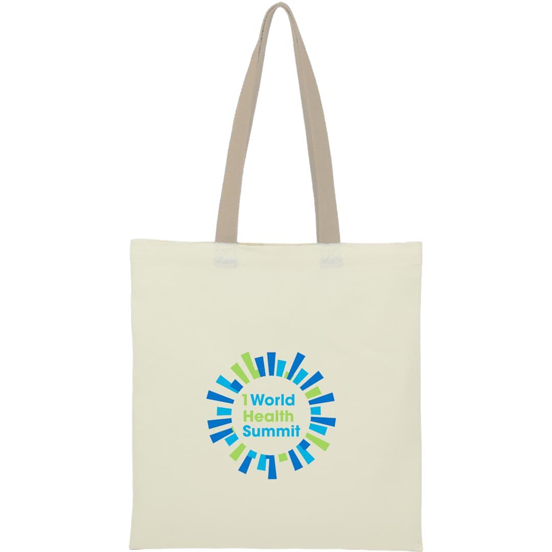 Nebraska 4oz recycled cotton convention tote Black miniatura 42