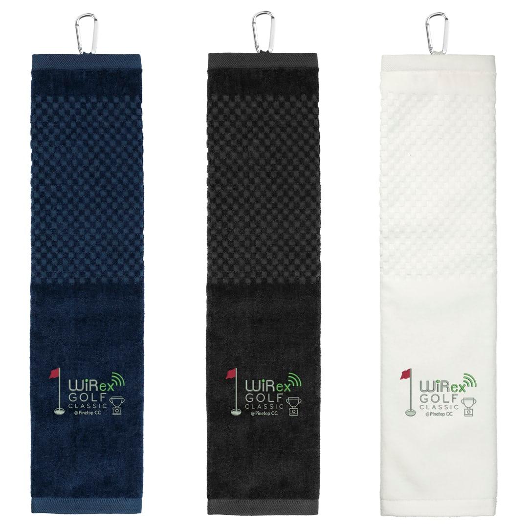 3.5Lb./doz. 5.25x22in scrubber golf towel Black miniatura 6