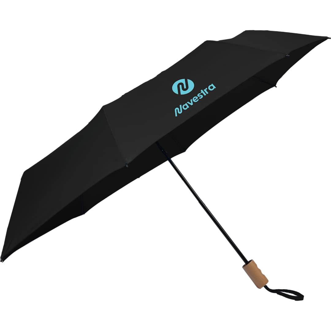 46 Recycled 3-folding umbrella Black miniatura 4