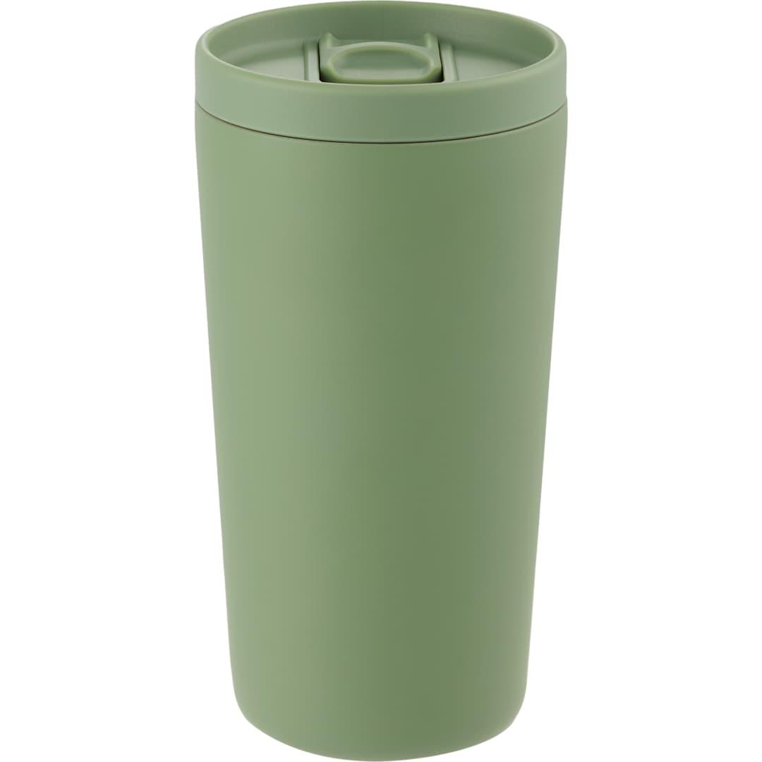 Carissa vaccum insulated tumbler w/ slide lid 14oz Blue Agave miniatura 17