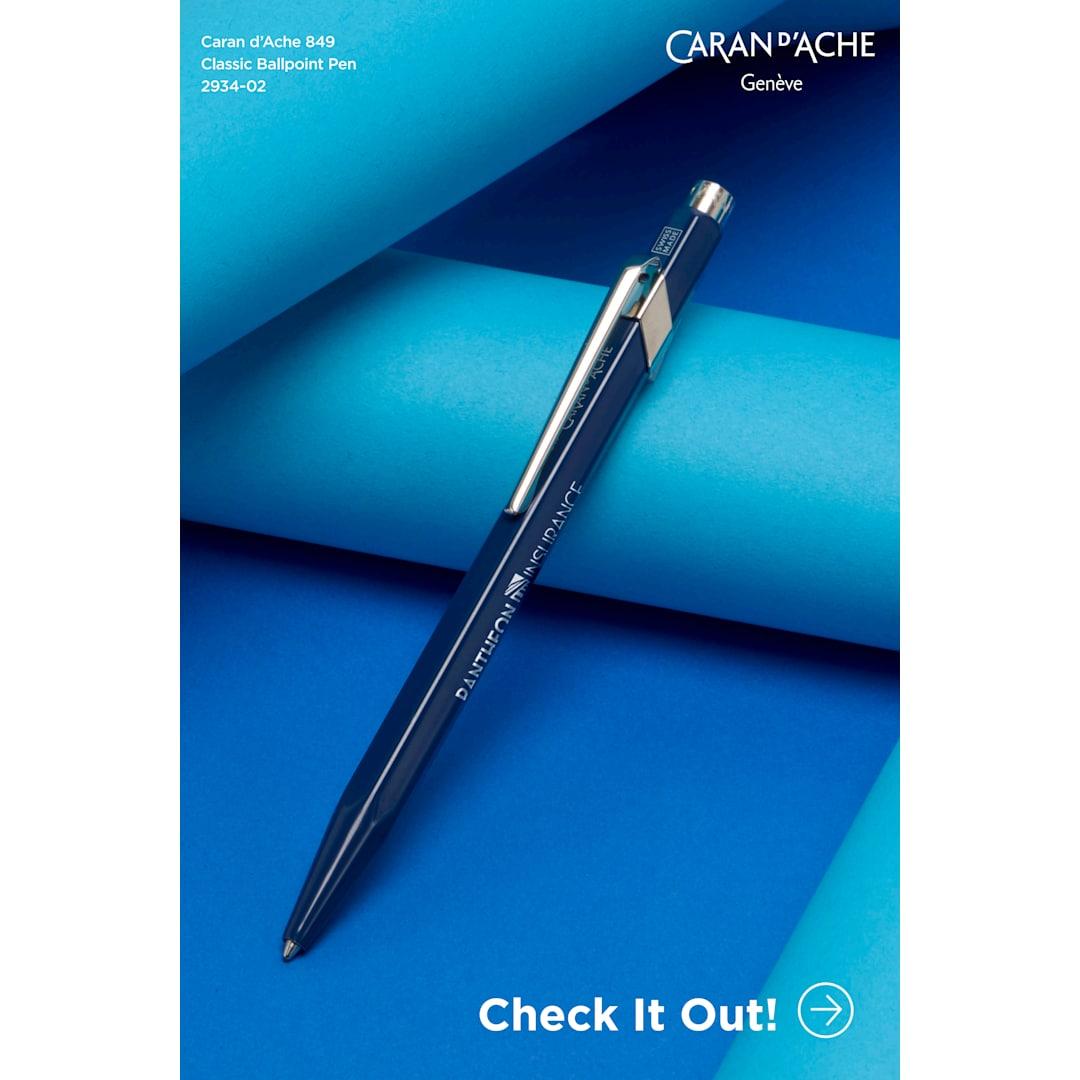 Caran dache 849 classic ballpoint pen Black miniatura 4