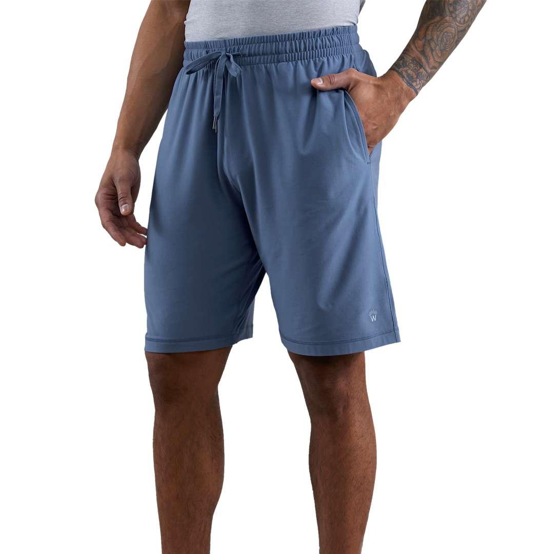 Wellable mens knit short Blue miniatura 5