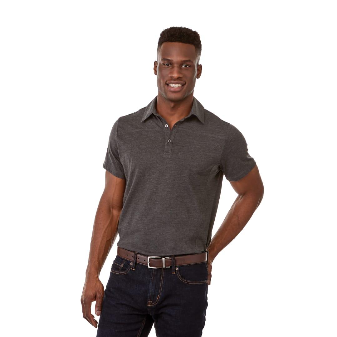 Mens concord short sleeve polo Dark Green front