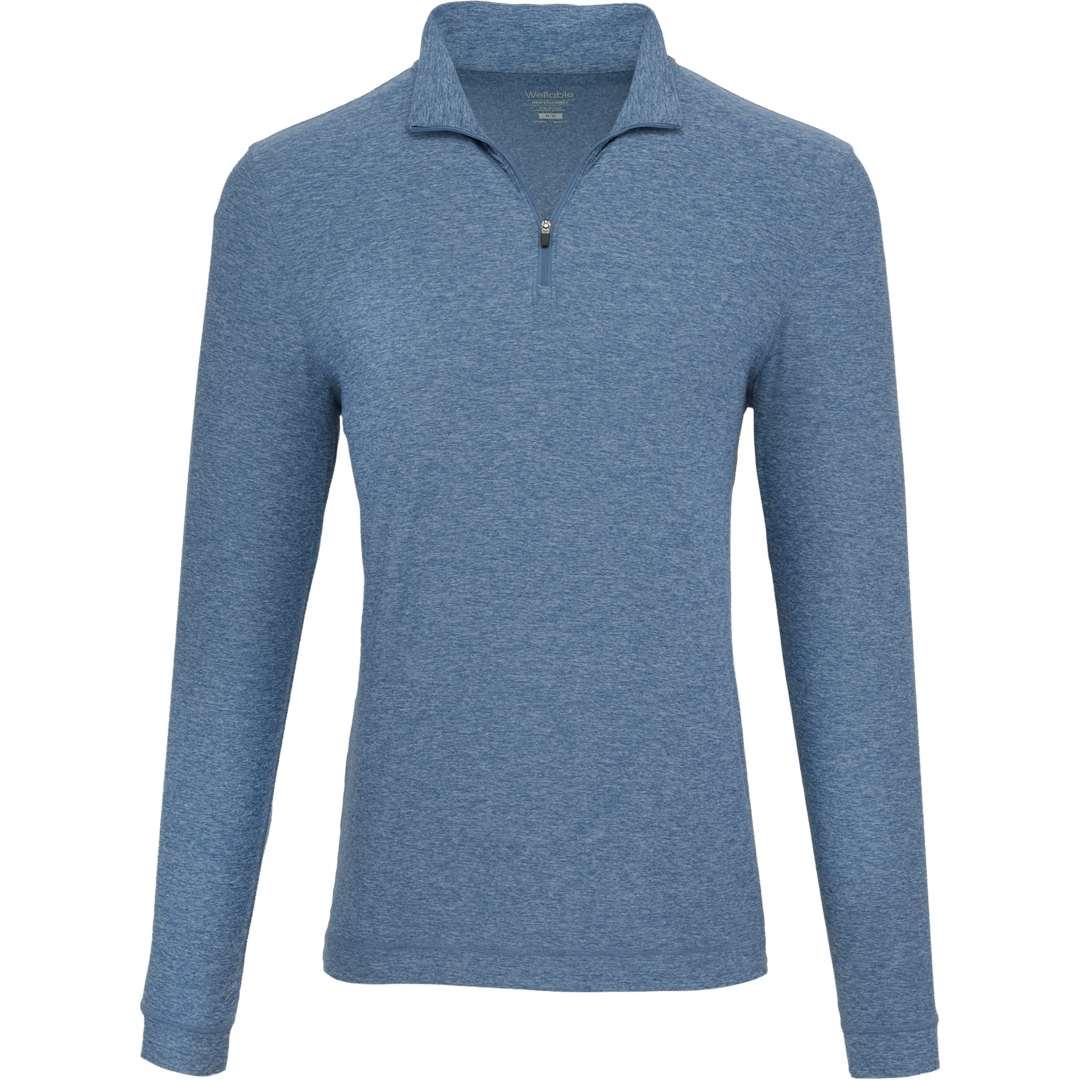 Wellable mens knit 1/4 zip Dark Gray miniatura 7