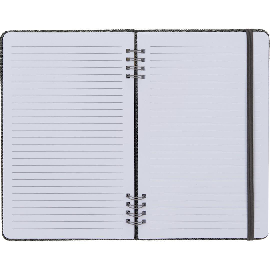 5 X 7 vila spiral notebook Graphite miniatura 5