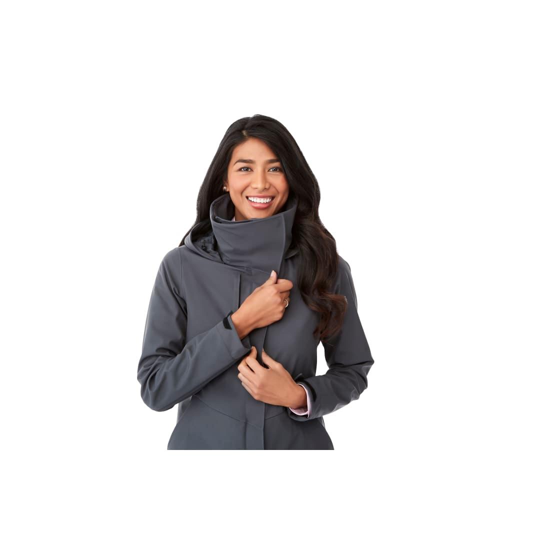 Womens manhattan softshell jacket Grey miniatura 4