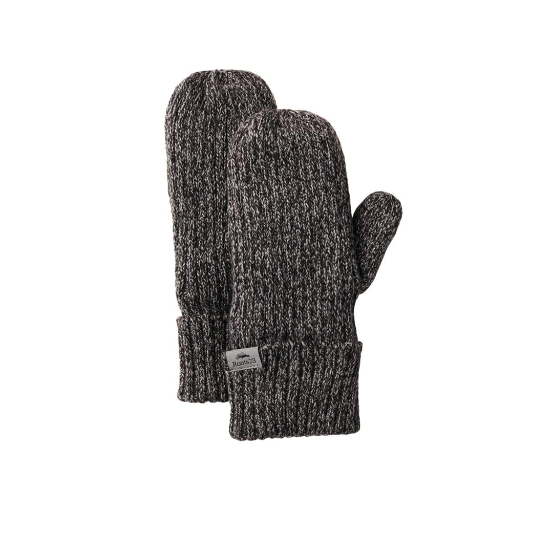 Unisex woodland roots73 knit mitts Dark Gray miniatura 4