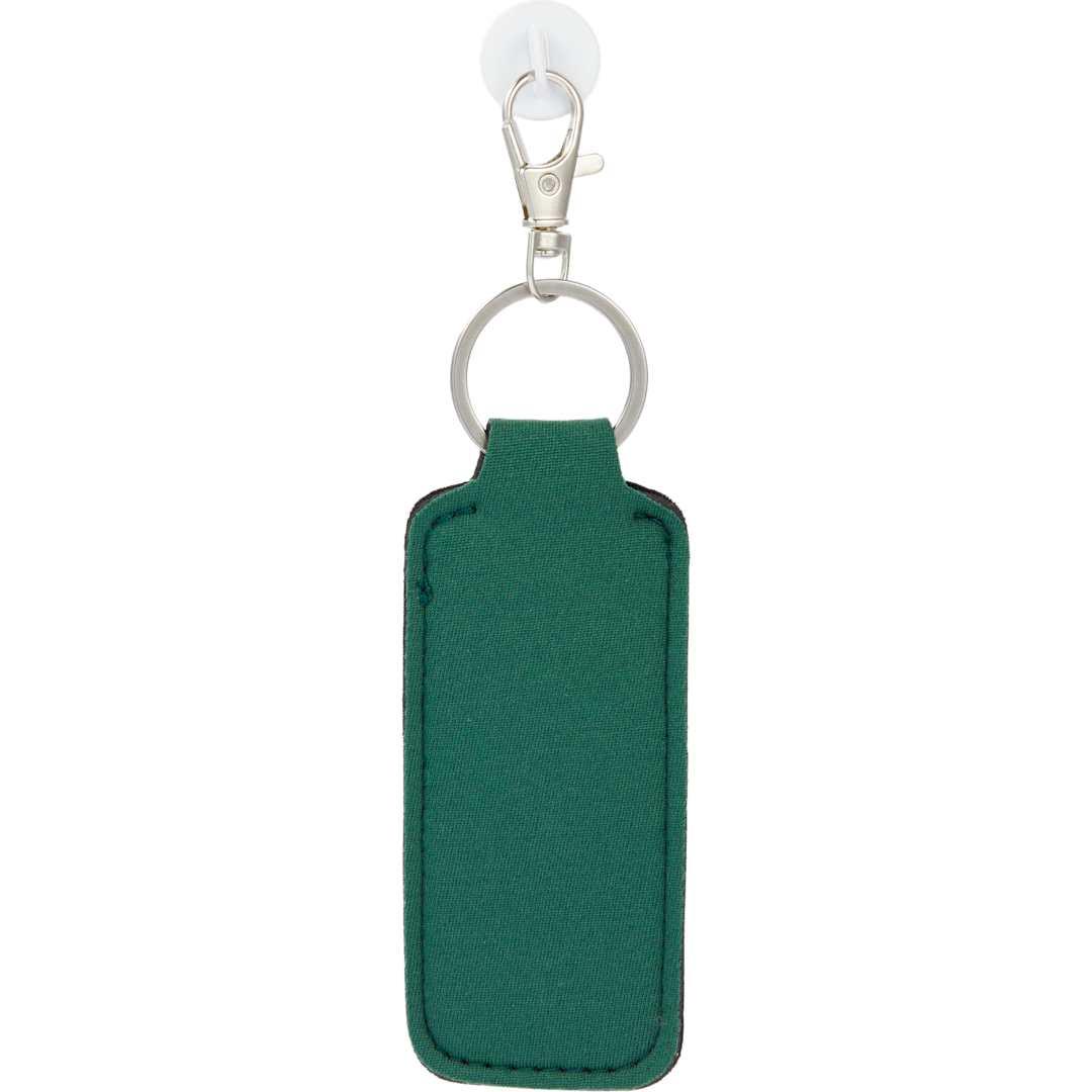 Bottle charm w/ neoprene chapstick holder Black miniatura 8