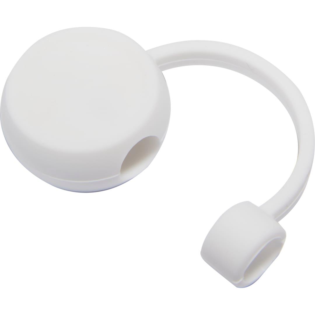Recycled silicone straw topper Black miniatura 11