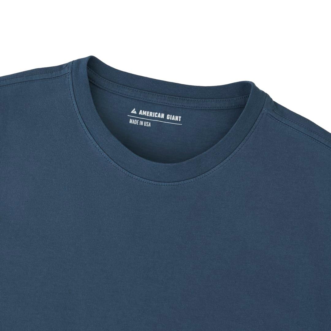 American giant classic cotton crew t - mens White miniatura 17