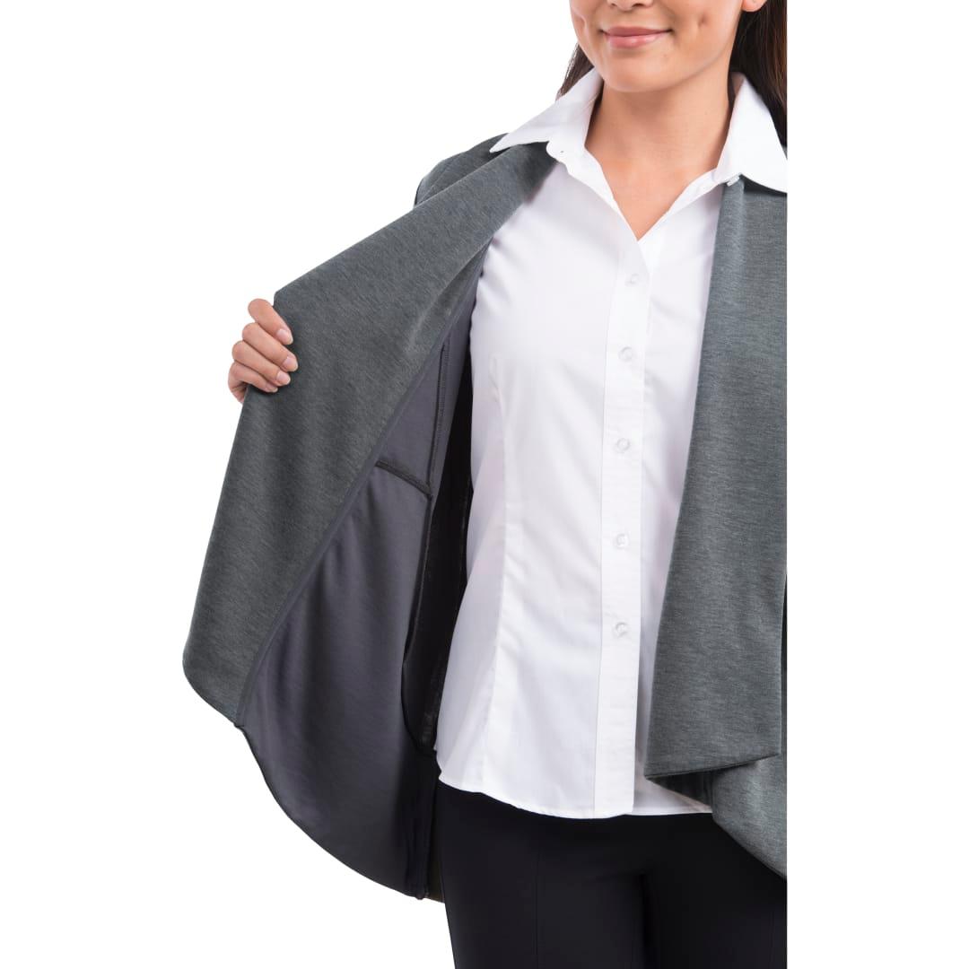 Womens equinox knit blazer Blue miniatura 15