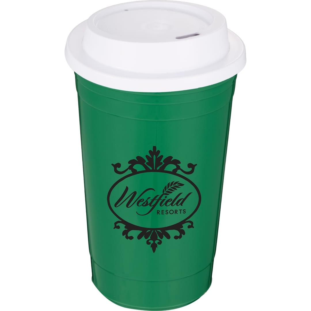 The traveler insulated cup 16 oz. w/ lid Black miniatura 10