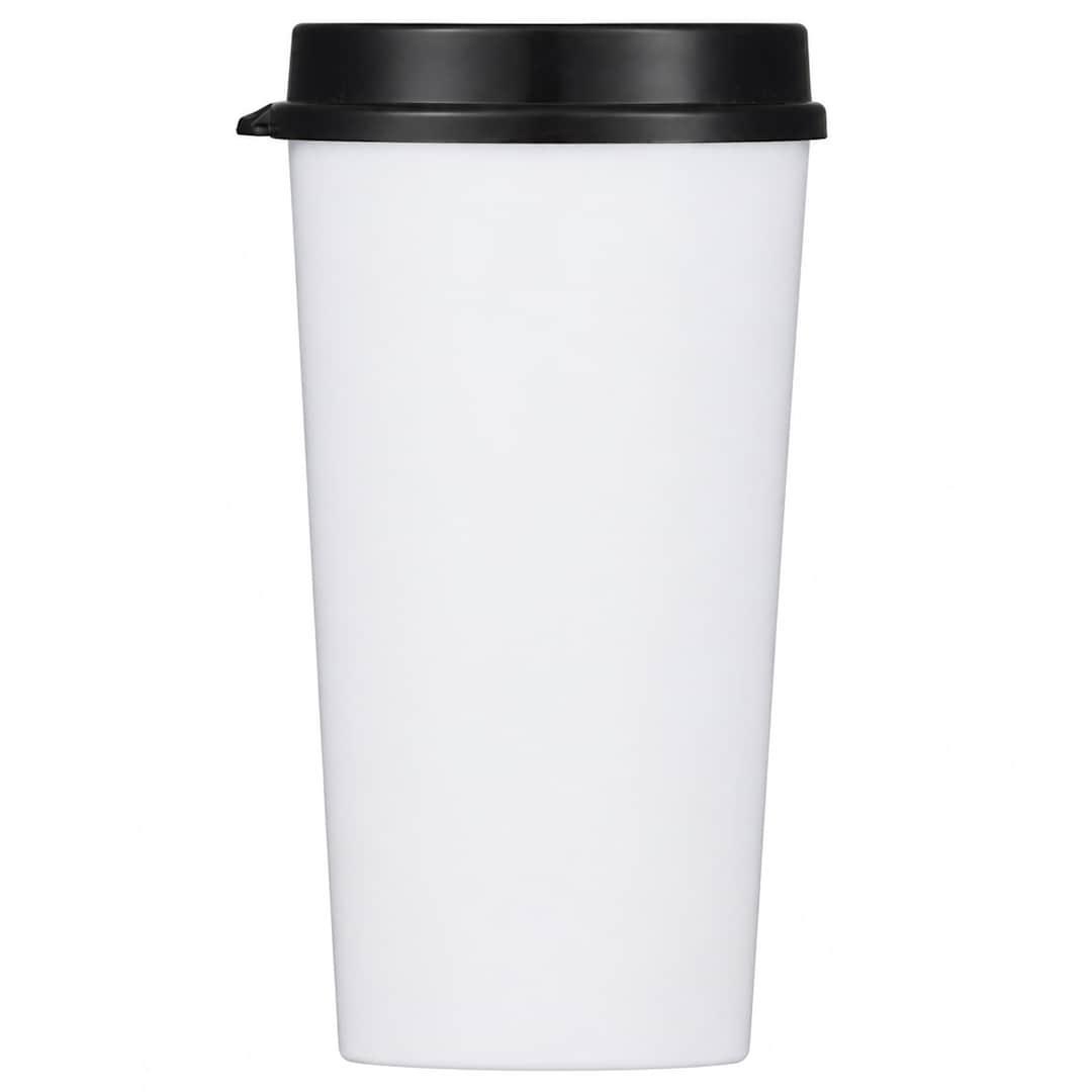 The roadmaster recycled 20oz travel tumber w/ lid Black miniatura 6