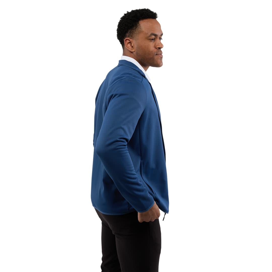 Telica brush back fleece jacket - mens Blue miniatura 9