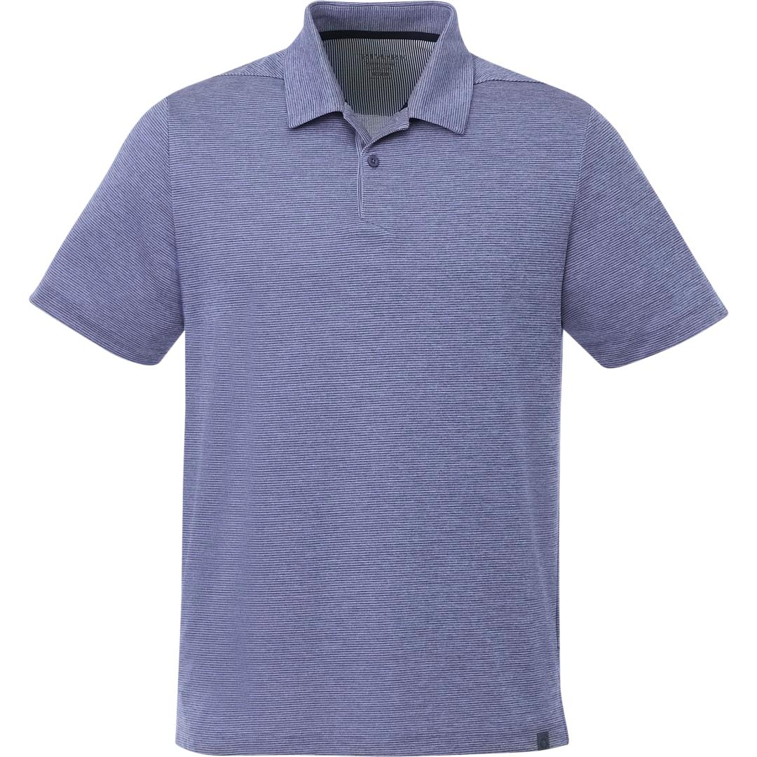 Mens dege eco ss polo Blue miniatura 4