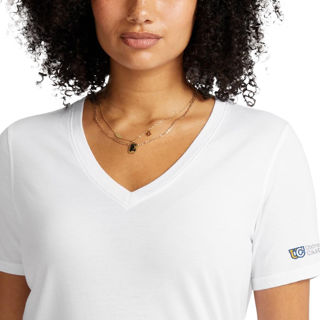 American giant classic cotton v-neck t - womens White miniatura 10