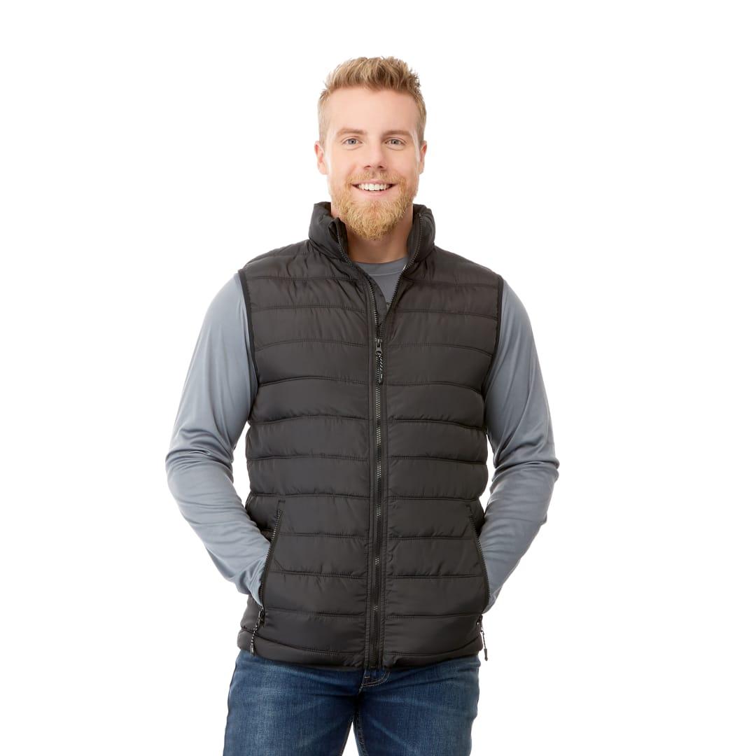 Mens mercer insulated vest Black front