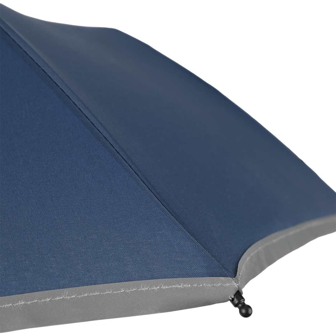 48 Rpet umbrella w/ reflective trim Black miniatura 14