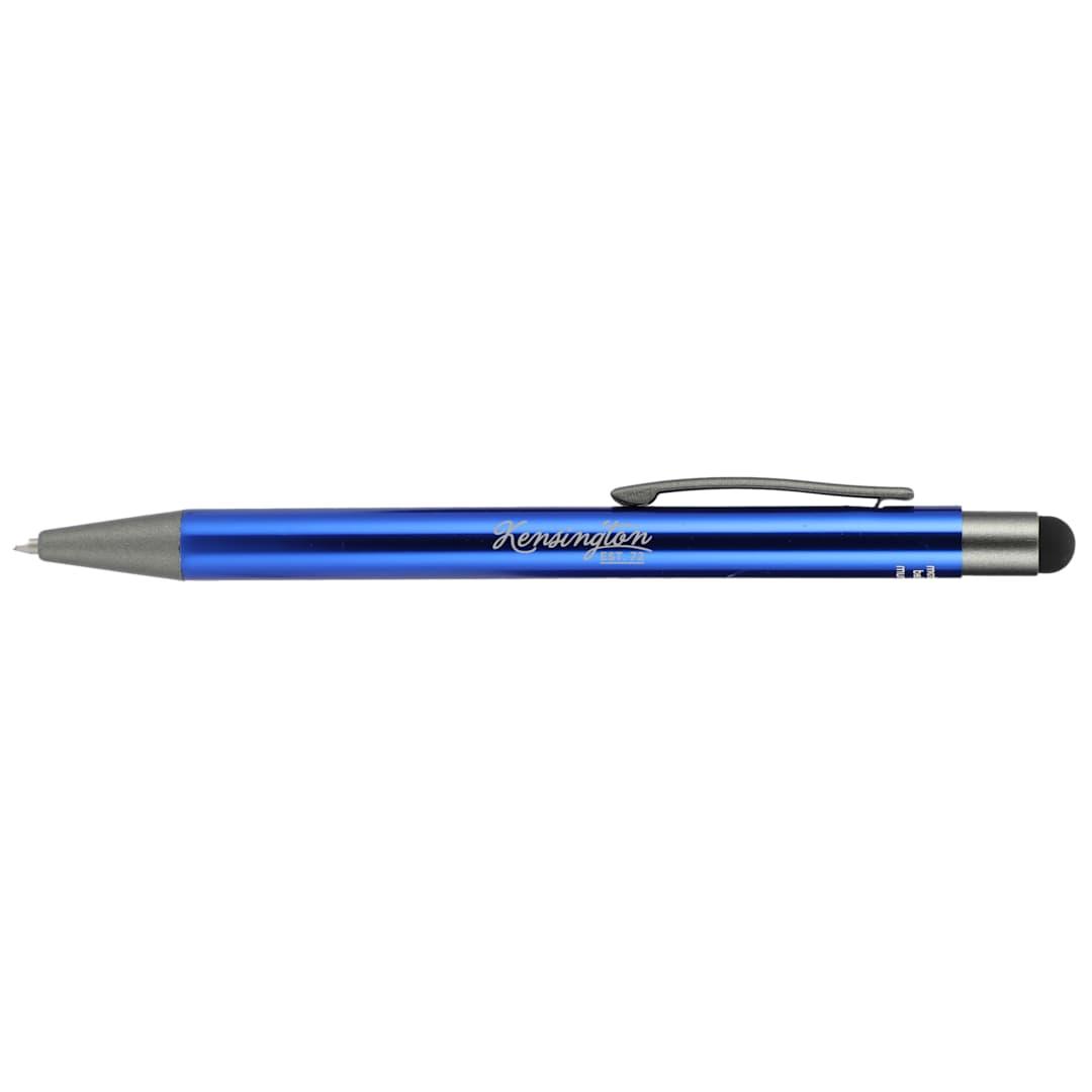 Recycled aluminum gel ballpoint stylus Black miniatura 11