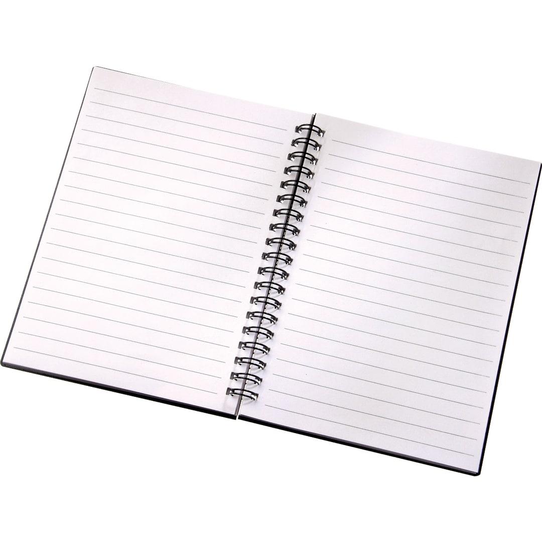 Fsc® mix 5 x 7 duchess spiral notebook Black miniatura 3